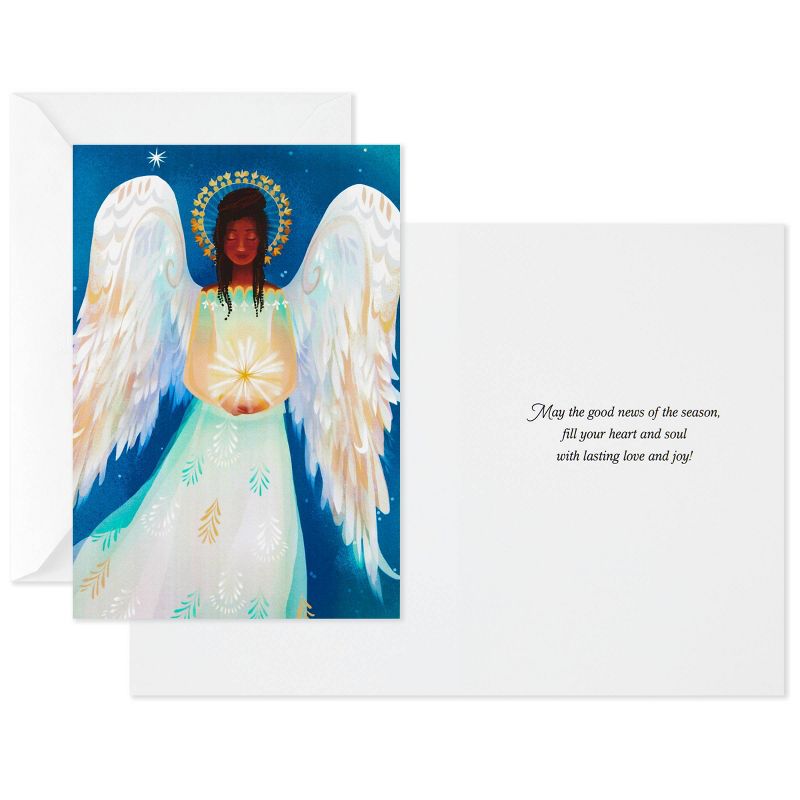 16ct Hallmark Mahogany New Angel Boxed Cards