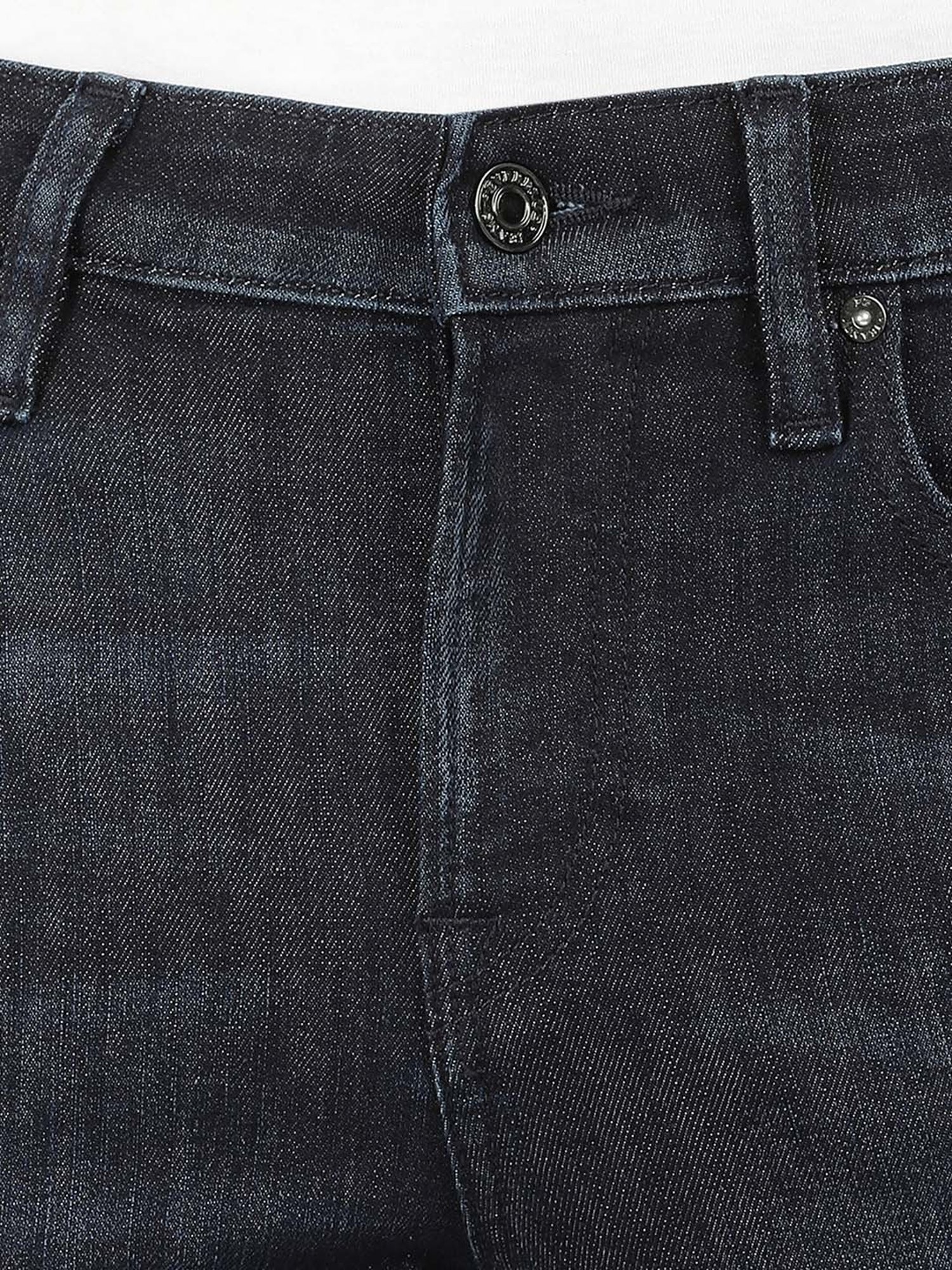 EVERBLUE Blue Comfort Slim Midrise Stretchable Jeans