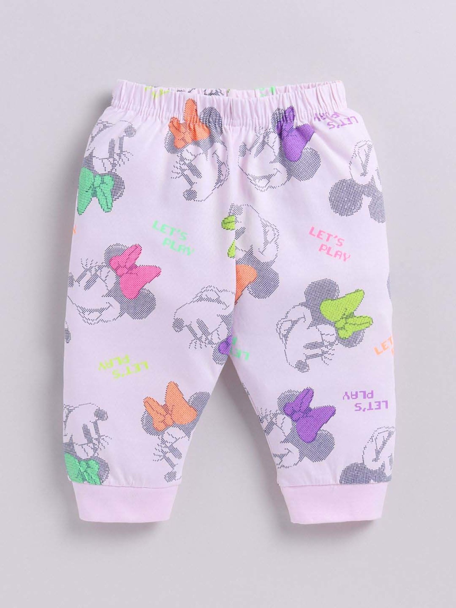 ANNIE Girls Pink & Purple Cotton Printed Co-ord set