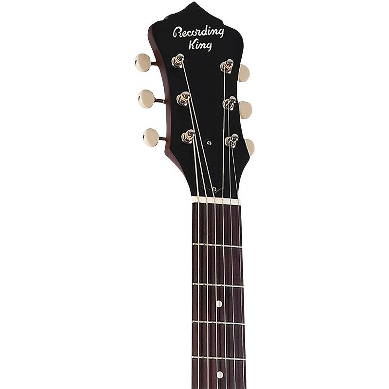 Recording King ROS-11-FE3-TBR Series 11 14th Fret 000 Acoustic-Electric Guitar with Fishman Sonitone Pickup Brown Burst