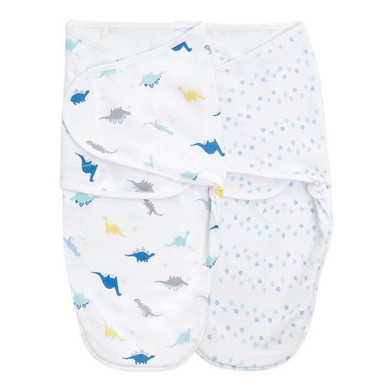 Aden + Anais essentials Wrap Swaddle Blanket - Dino-Rama S 2pk