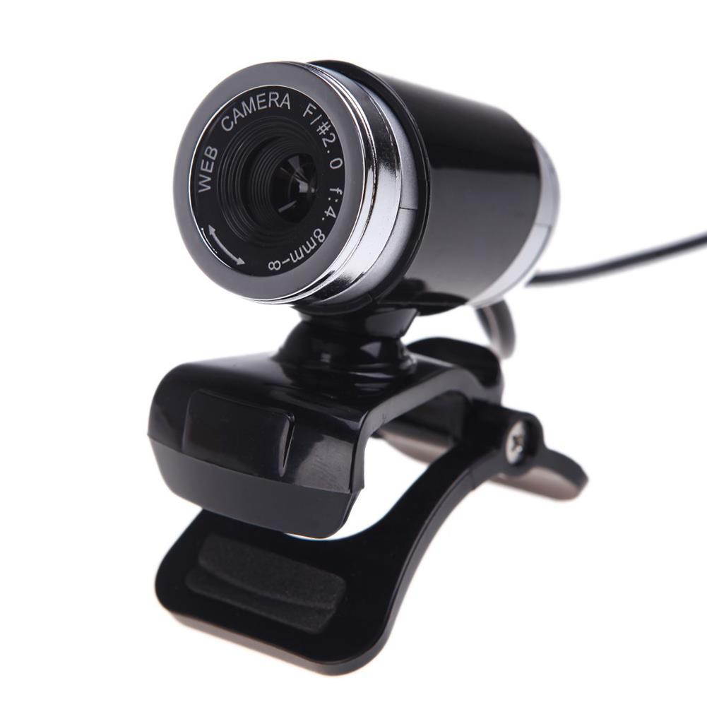 High Quality USB 2.0 Full high definition 480P 12M Pixel Computer Webcam Web Cam Camera MIC for PC Black