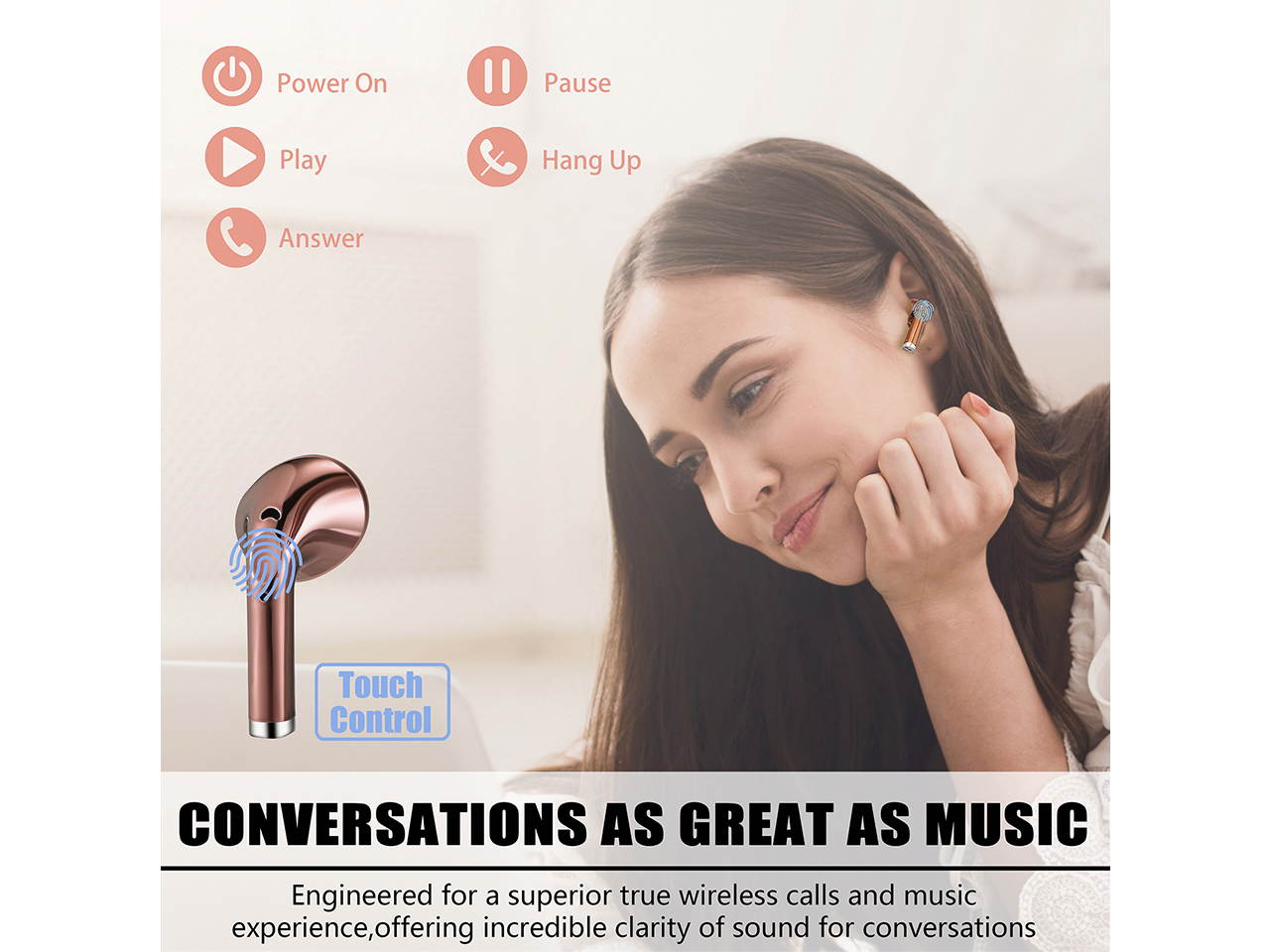 Koss RUK 50FP Full-Sized Stereophone with Leatherette Cushions for Enhanced Sound, Pink