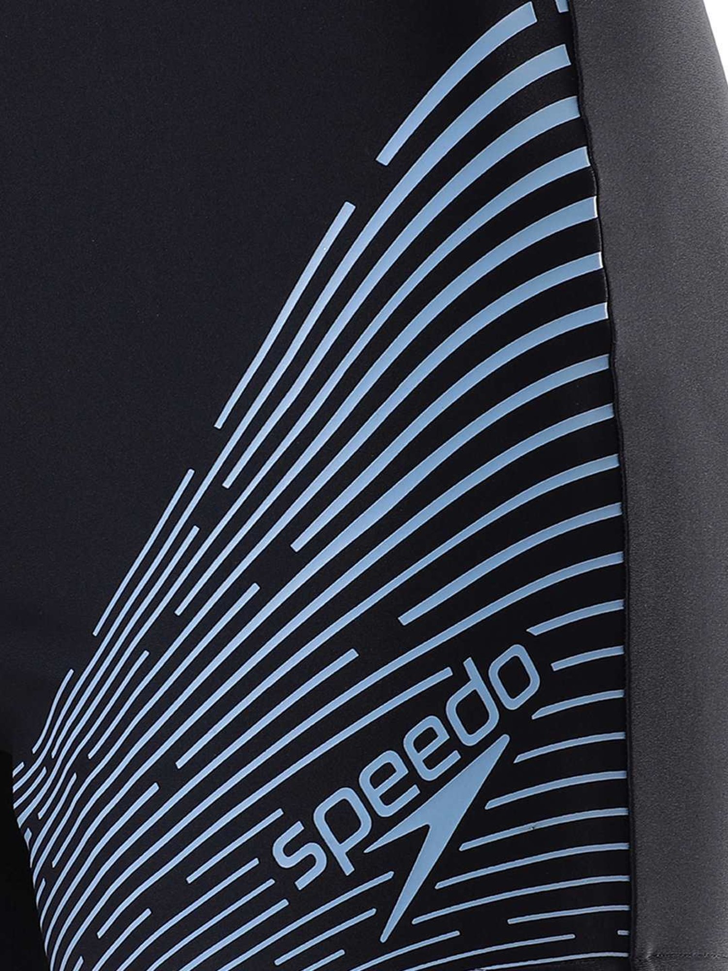 Speedo Navy Regular Fit Self Pattern Swimwears