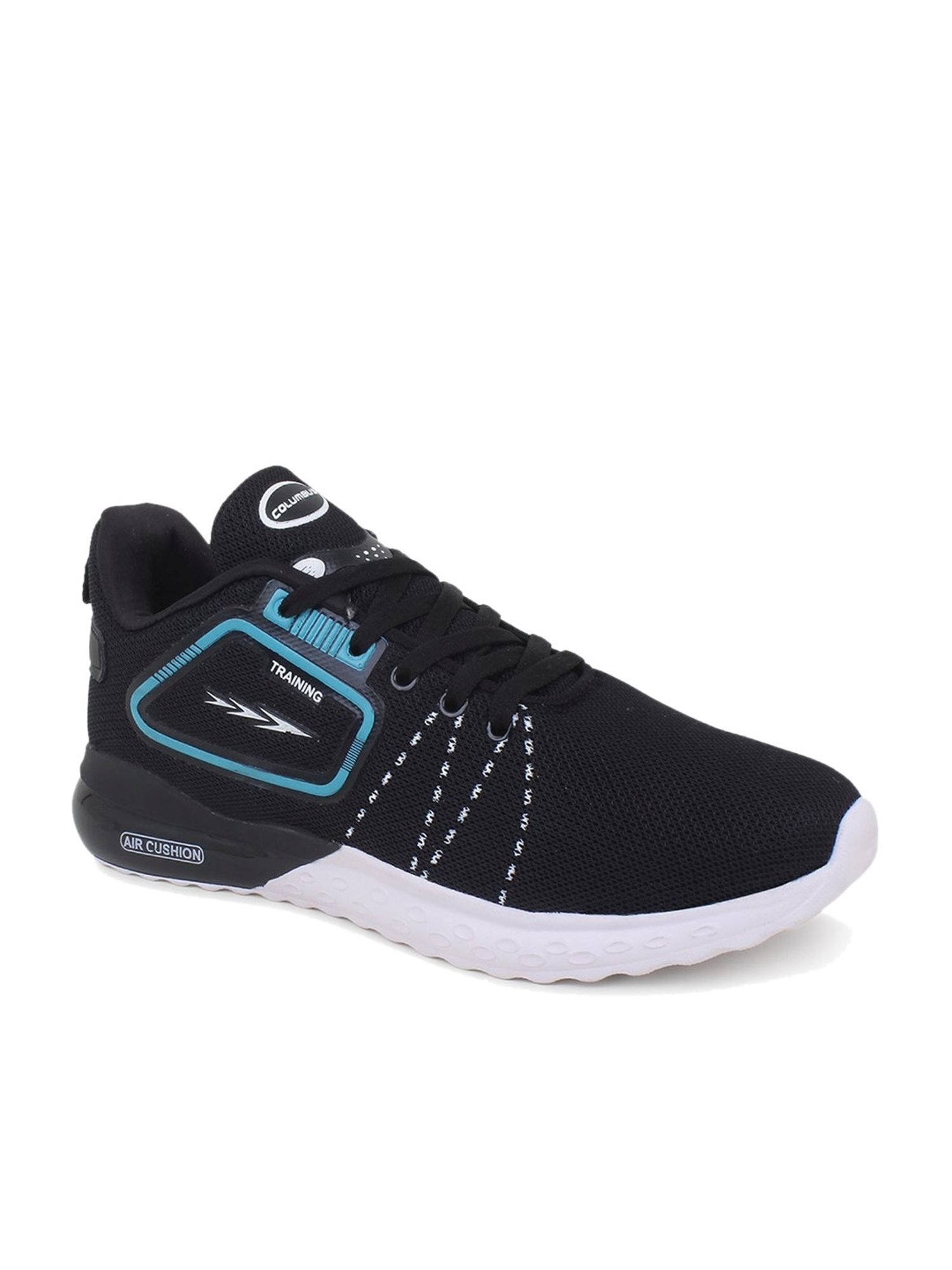 Columbus Men's Black Running Shoes