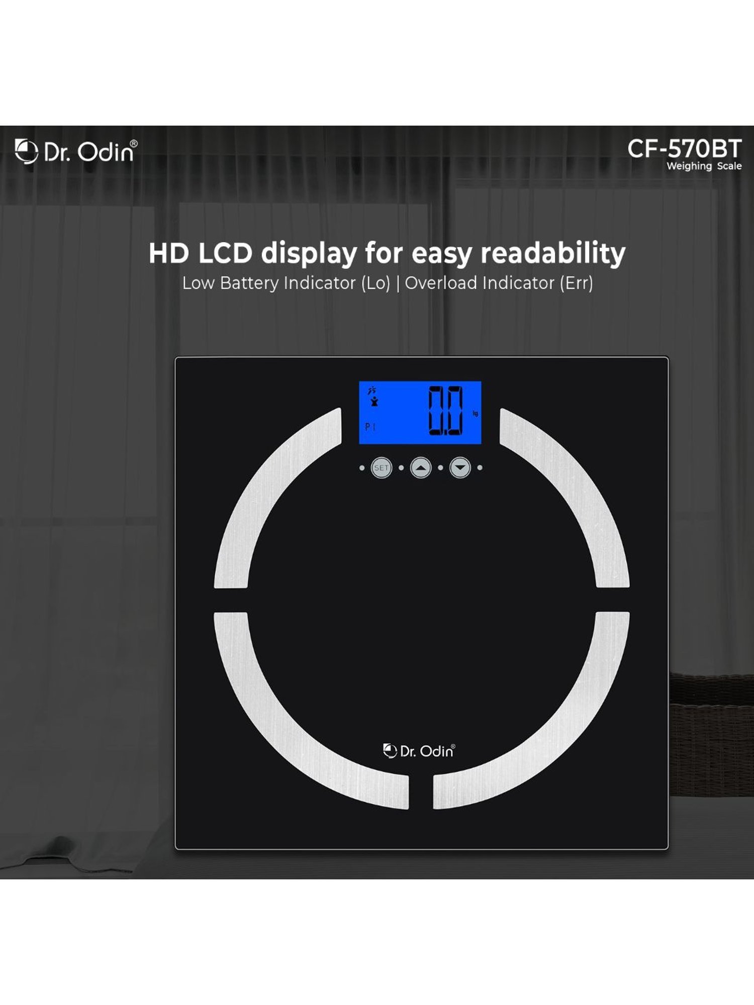 Dr. Odin CF-570BT Body Fat Analyzer (Black)