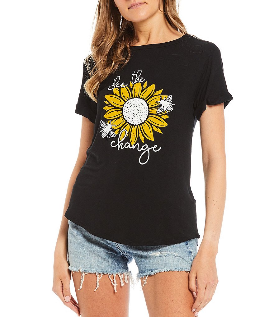 Moa Moa Bee The Change Short Sleeve Graphic Tee