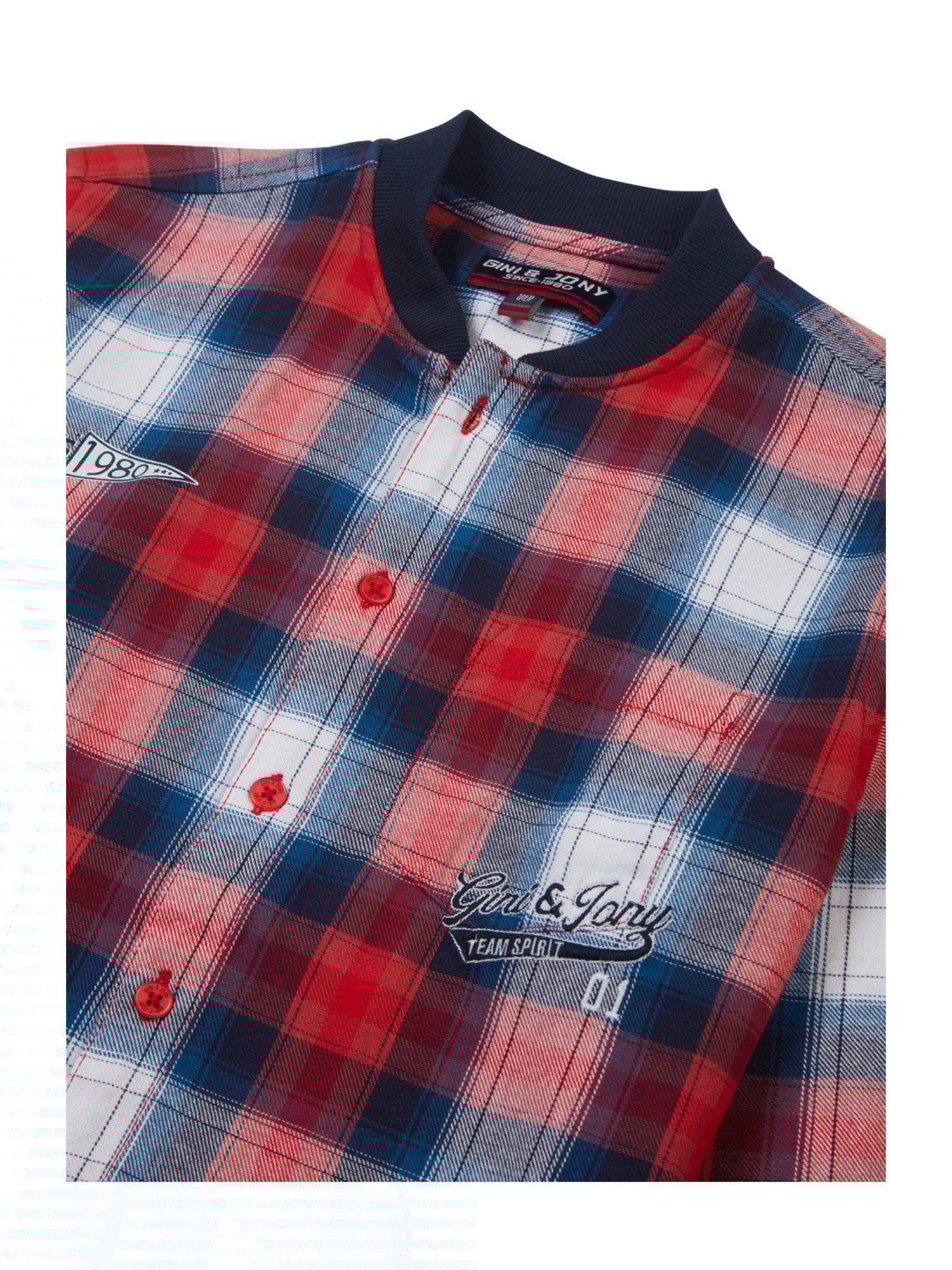 Gini & Jony Kids Multicolor Checks Full Sleeves Shirt