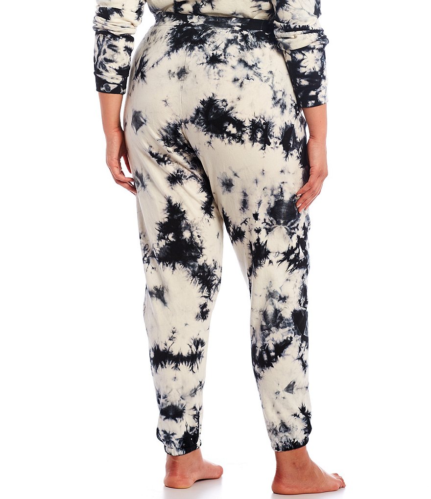 Kate Landry Plus Solid V-Neck Sleeve Midi Lounge Dress