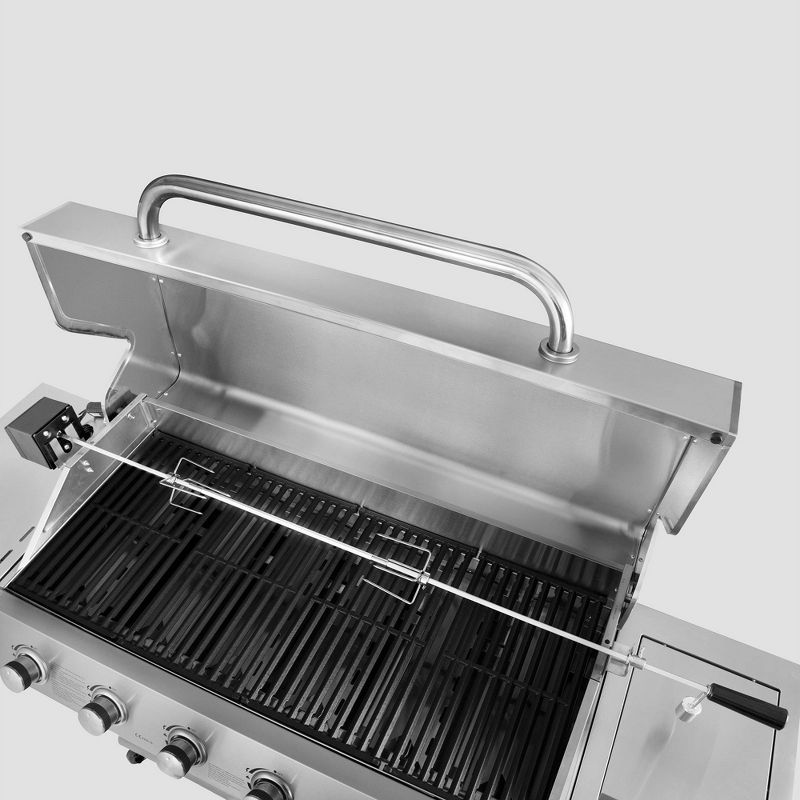 Royal Gourmet Universal Stainless Steel Complete Rotisserie Kit for Grills RTS5000 - Black