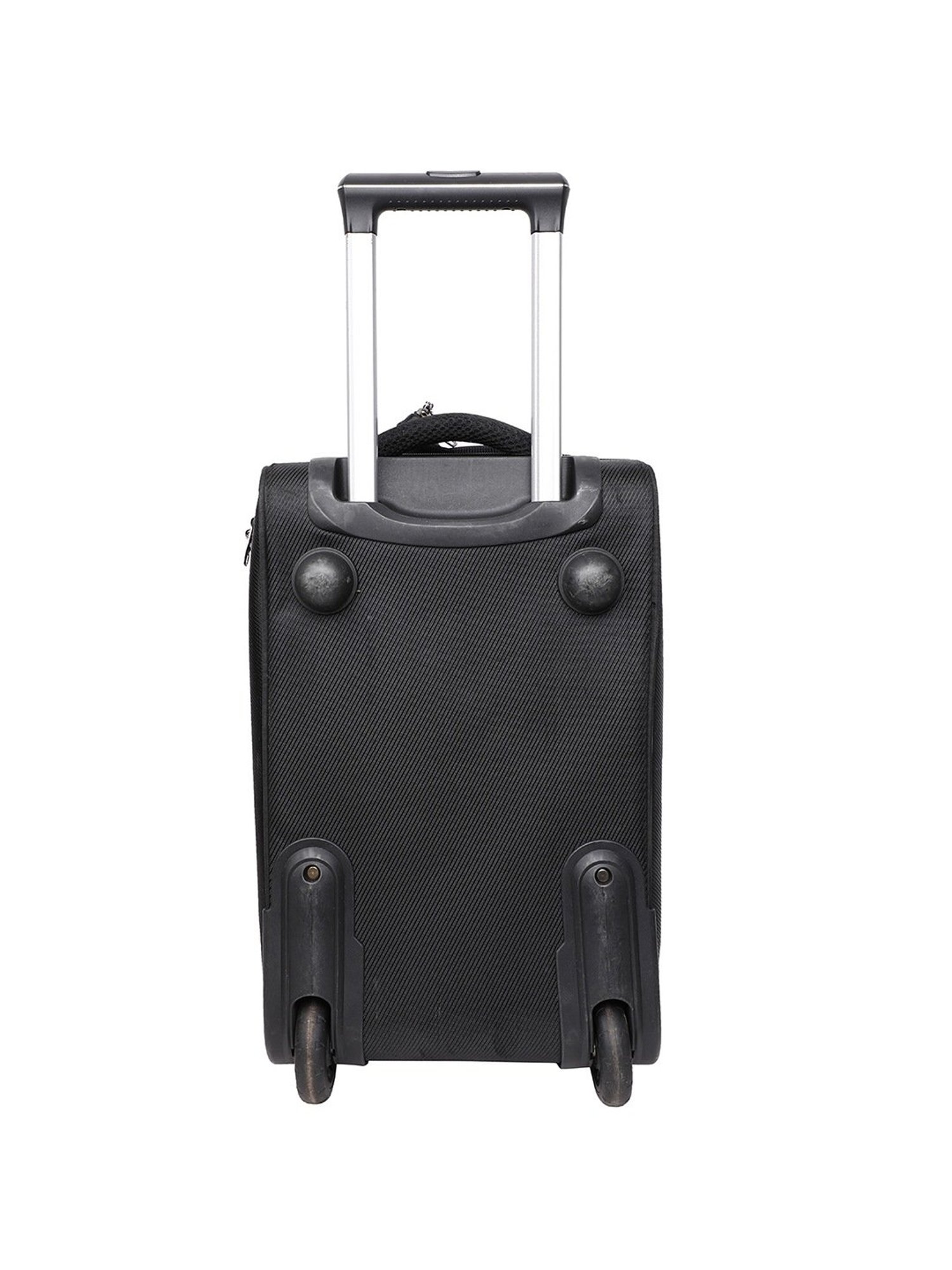 Swiss Military Black 2 Wheels Medium Duffle Trolley Bag - 45 cm
