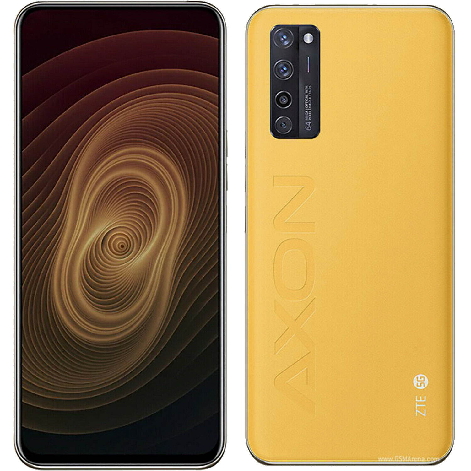 ZTE Axon 20 5G Dual-SIM 128GB ROM + 8GB RAM (GSM Only | No CDMA) Factory Unlocked Android Smartphone (Sunrise Yellow) - International Version