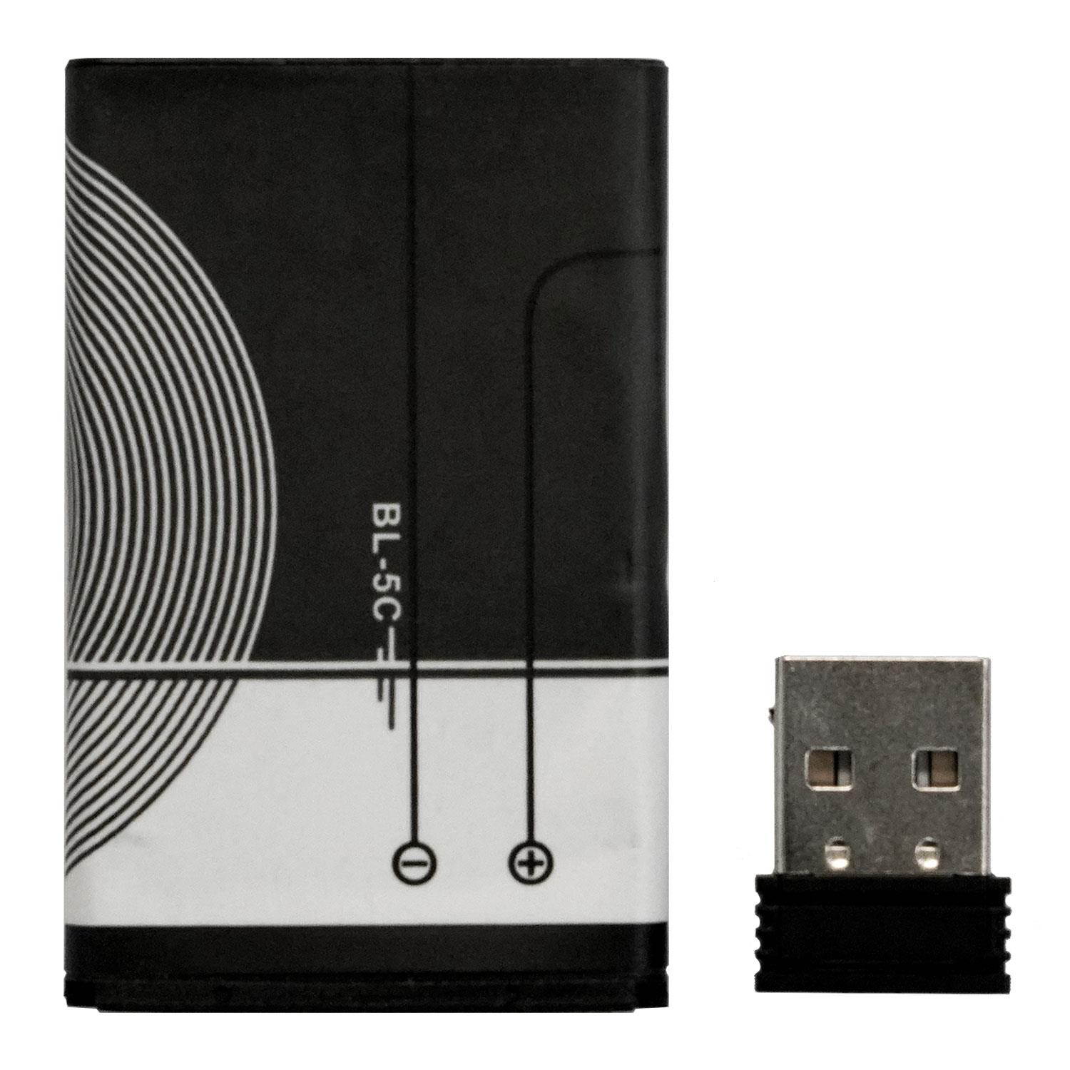 Deco Gear 2.4GHz Wireless Backlit Keyboard Smart Remote with Touchpad Mouse - STV300BK