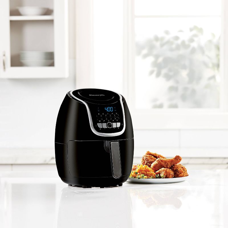 As Seen on TV PowerXL 5qt Push Button Air Fryer - Black