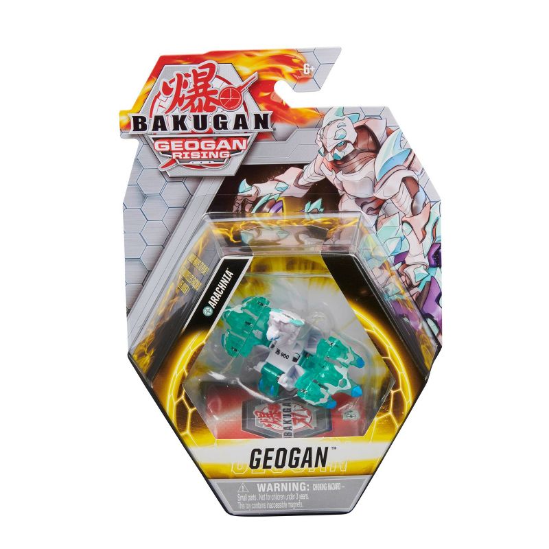 Bakugan Geogan Arachnia Collectible Action Figure and Trading Cards