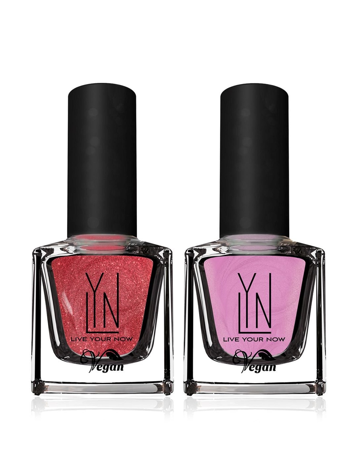 LYN Nail Laquer Blush Affair & Tickled To Pink Combo