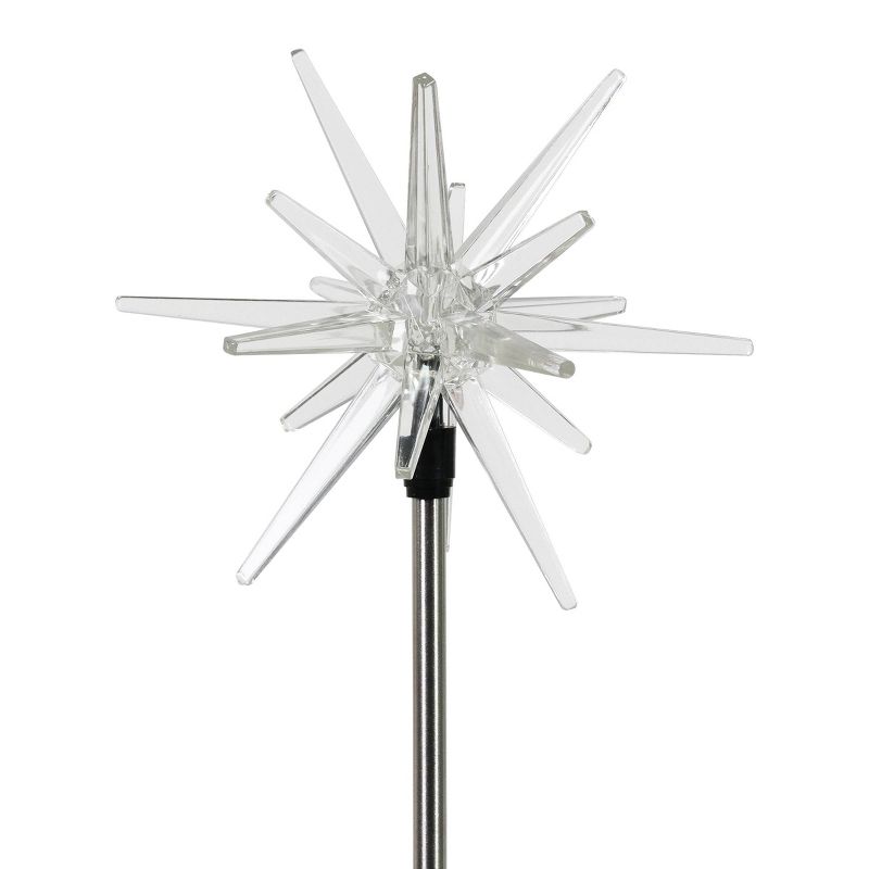 27.5" Acrylic Star Solar Stake - Exhart