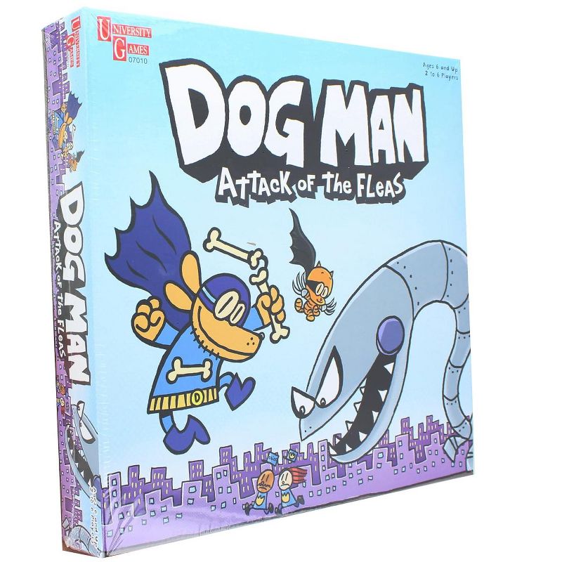 University Games Dog Man Attack of the Fleas Board Game | For 2-6 Players