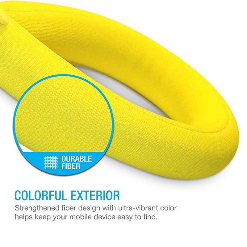 Camera Float Float Strap for Underwater Camera and Life Pouch Case Universal Floating WristbandHand Grip Lanyard Works with GoPro Nikon Canon SonyPentaxCamcordersPanasonic Keys and Sunglass Yellow