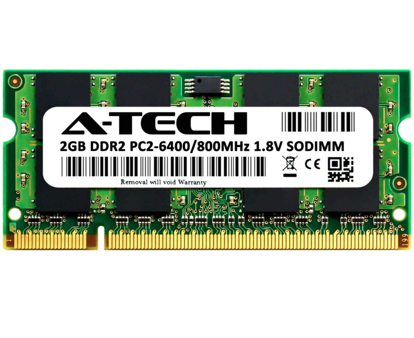 2GB PC2-6400 Laptop SODIMM DDR2 800 MHz 200-Pin Notebook Memory RAM 1x 2G