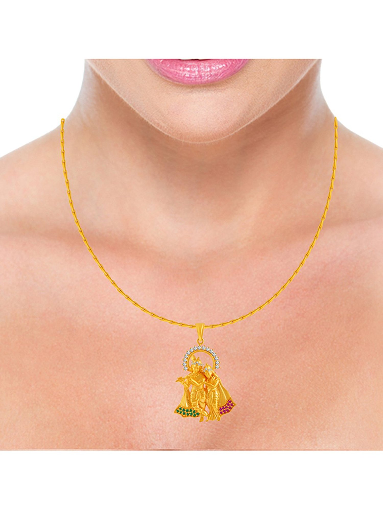 P.C. Chandra Jewellers 22 kt Gold Pendant