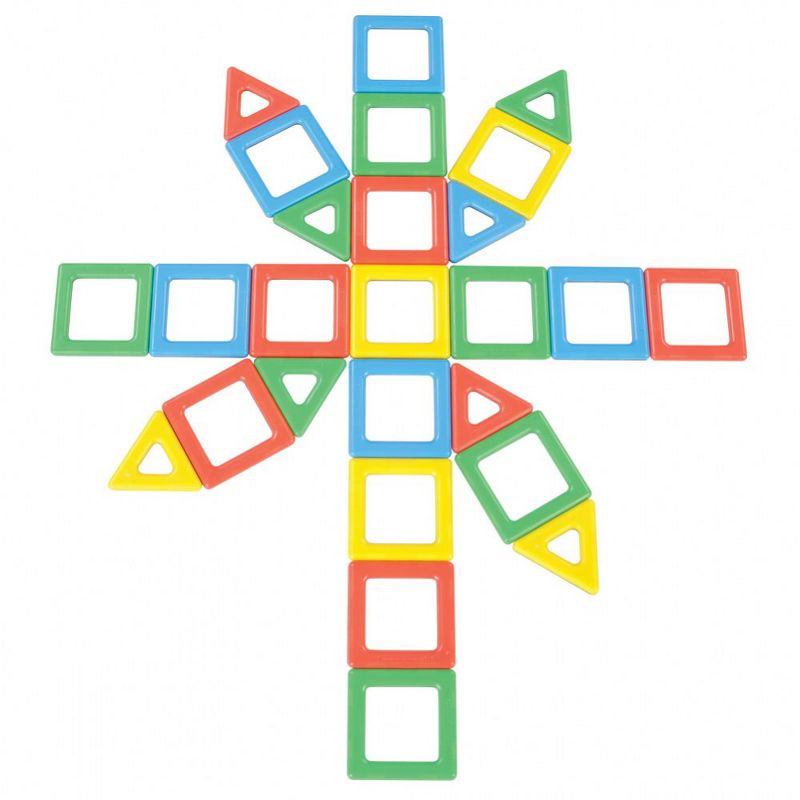 Polydron International BVI LTD Magnetic Polydron Starter Set  - 32 Pieces