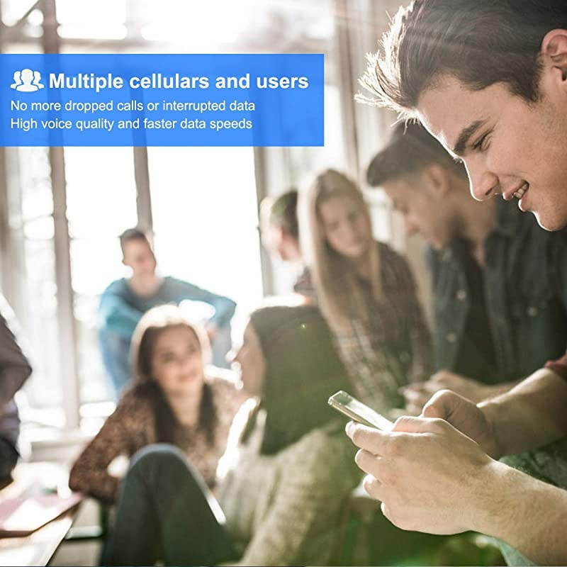 Phone Signal Booster Verizon 4G LTE Signal Booster Repeater 65dB FDD Band 13 Verizon Phone Booster Extender Amplifier for Home Office - Improve 4G Data & Voice for Remote Area