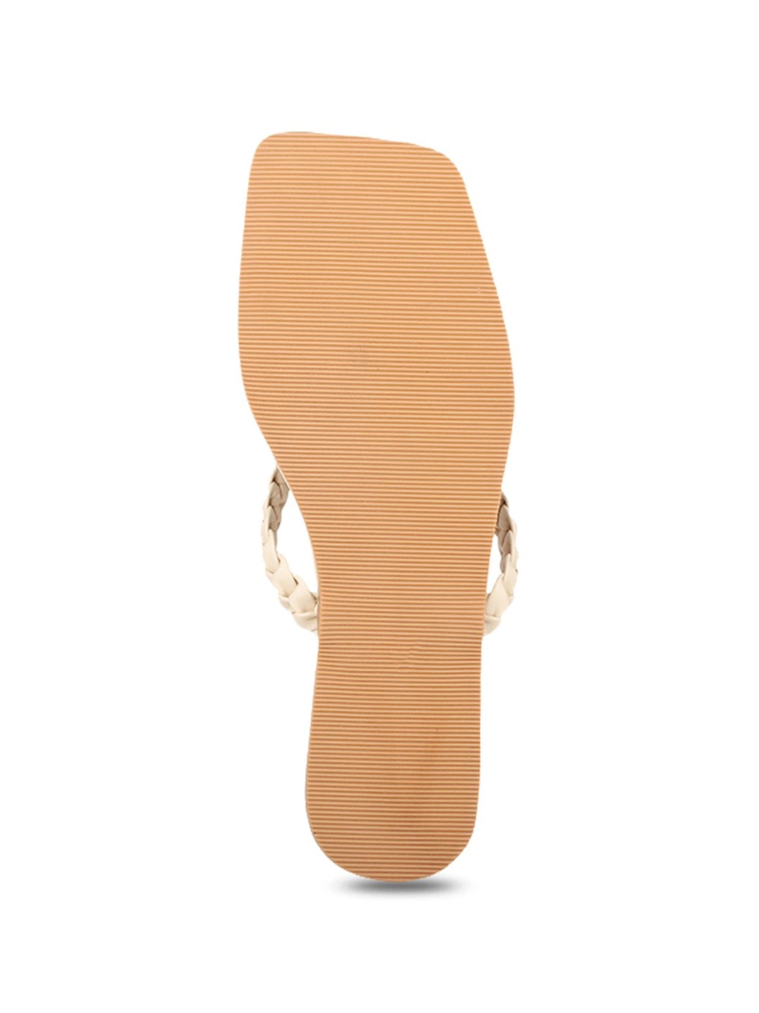 Design Crew Women's Beige Thong Sandals