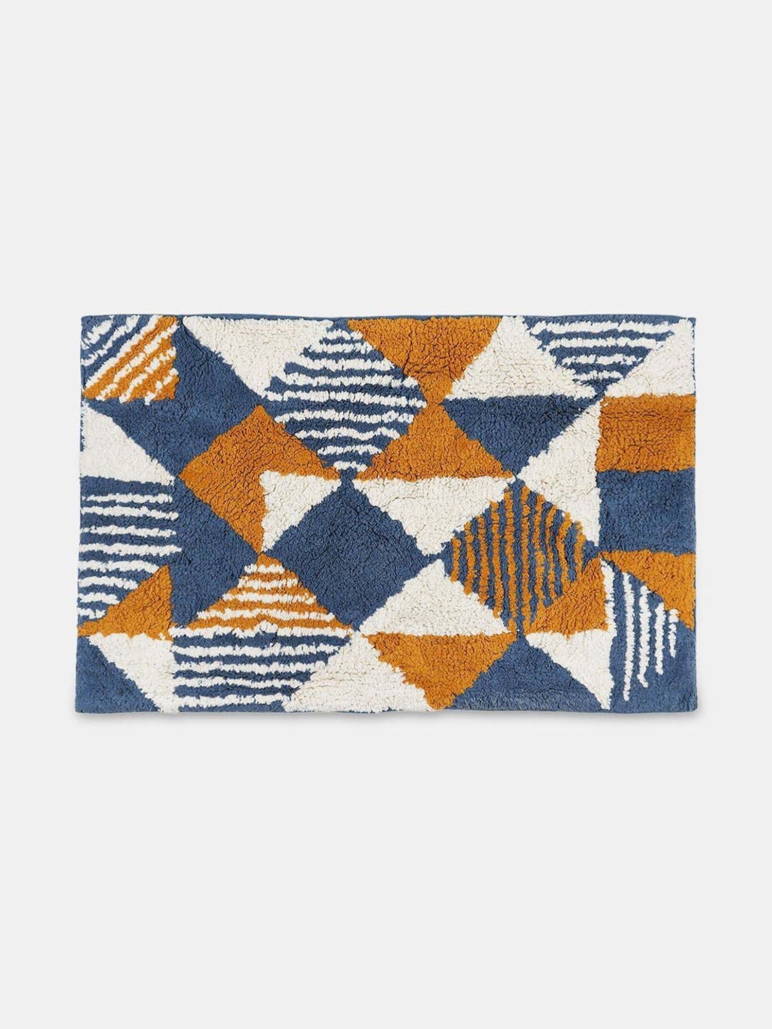 Living Scapes by Pantaloons Multicolor Tufted Bath Mat