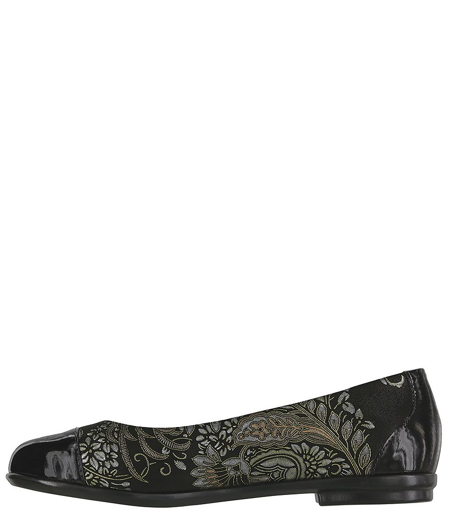 SAS Scenic Print Cap Toe Ballet Flat