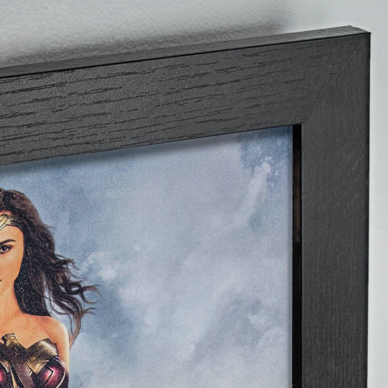 Licensed Justice League Wonder Woman Wall Art Black - Crystal Art Gallery