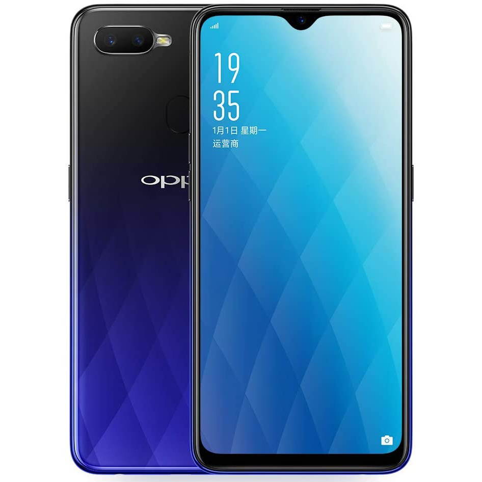 OPPO A7X Dual-SIM 64GB ROM + 4GB RAM (GSM Only | No CDMA) Factory Unlocked 4G/LTE Smartphone (Ice Flame Blue) - International Version