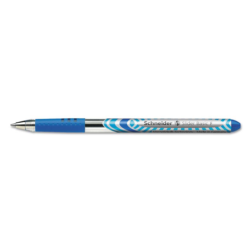 Stride Schneider Slider Ballpoint Stick Pen .7mm Blue 10/Box 151003