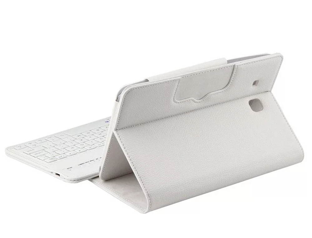 HaiBlue Bluetooth 3.0 Keyboard for Samsung Galaxy Tab E 9.6 Inch Tablet SM-T560/SM-T561 PU Leather Case Cover