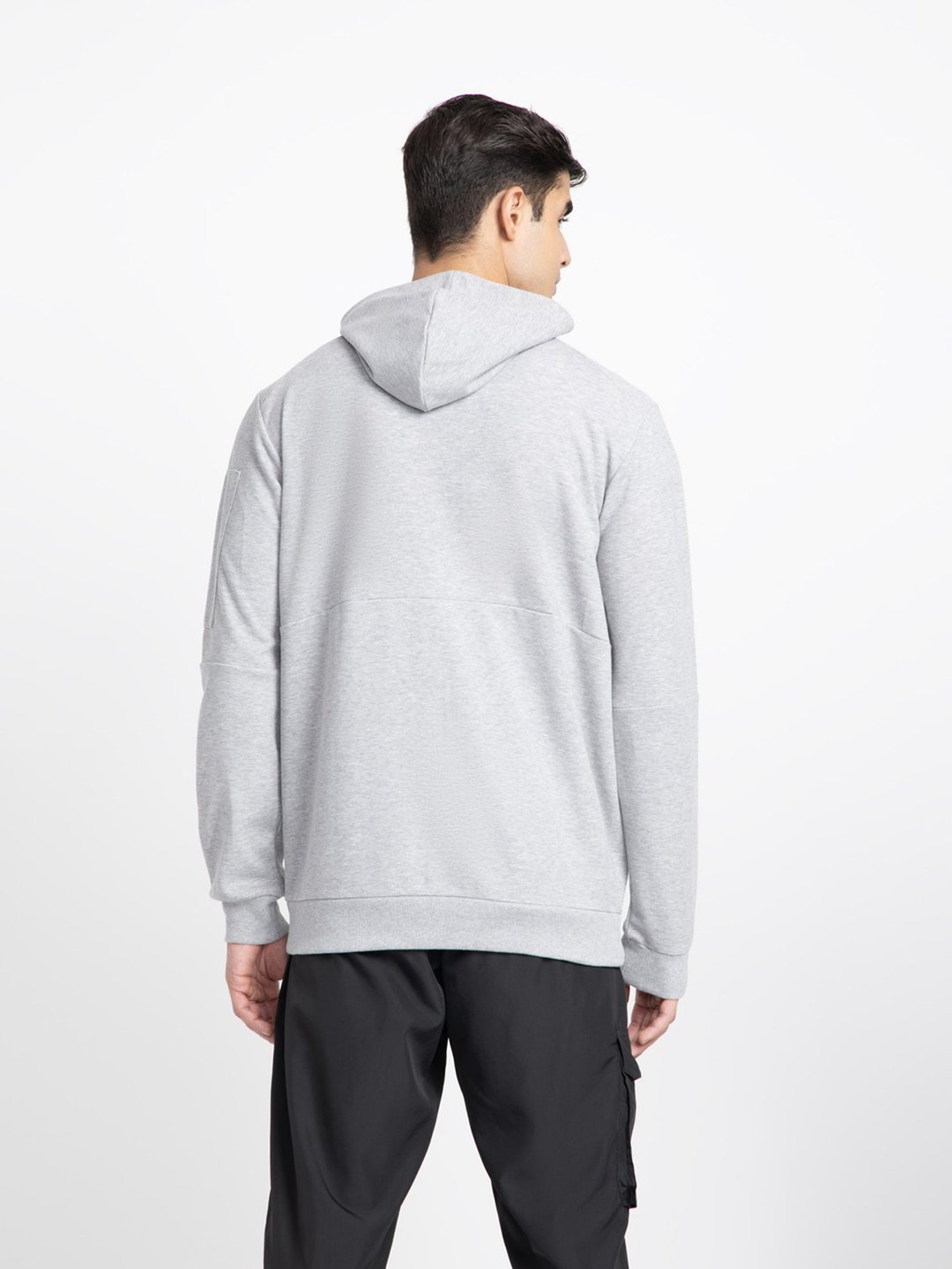 Slowave Teal Regular Fit Sports Hooded Jacket