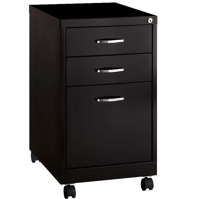 Drina Mobile Locking File Cabinet White - HOMES: Inside + Out