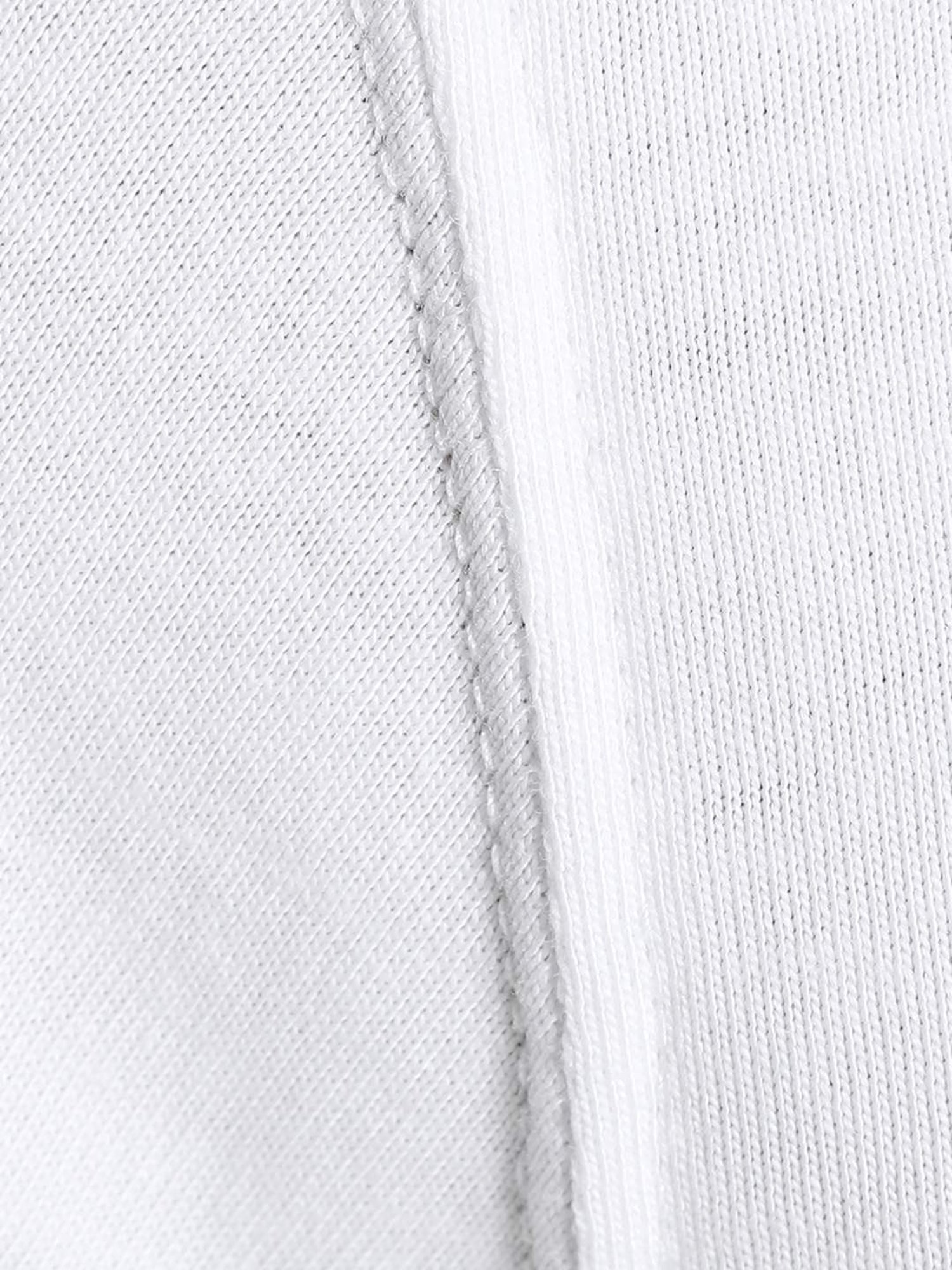 Puma White Cotton Regular Fit Printed T-Shirt