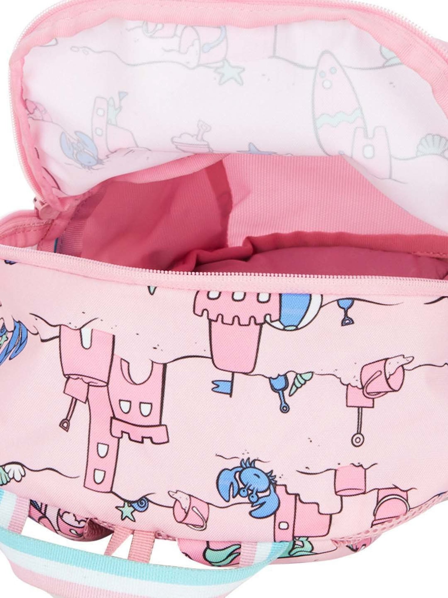 Wiki 11 Ltrs Pink Medium Backpack