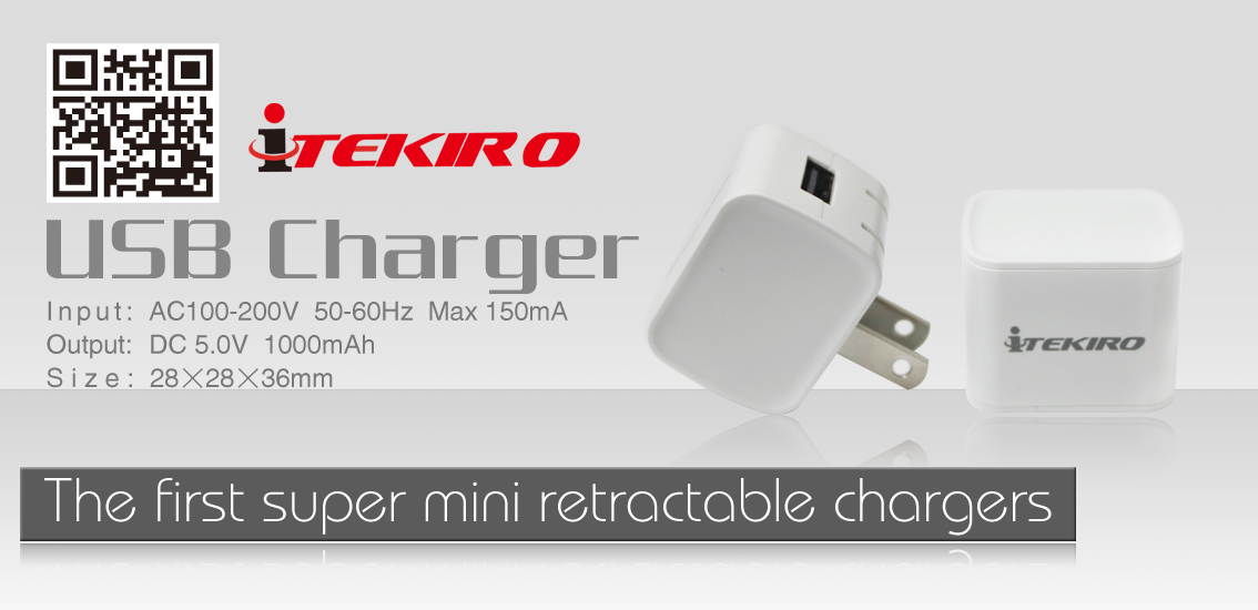 iTEKIRO 5V 1A 5W Mini USB AC Wall Charger