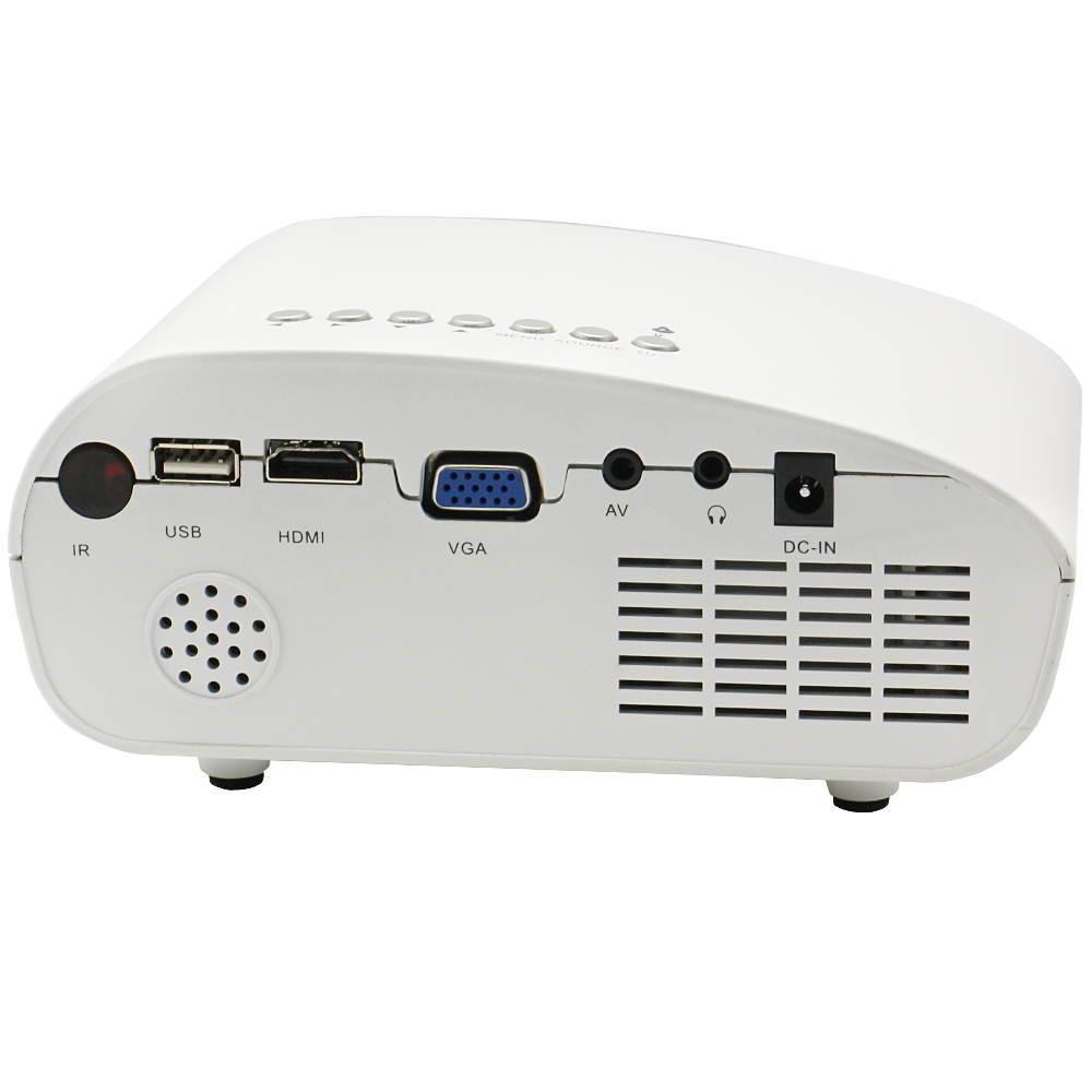 RD802 Mini Home Multimedia Cinema LED Projector Support AV/TV/VGA/USB/HDMI/SD