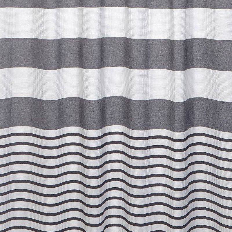 Catalina Shower Curtain Gray/White - Moda at Home