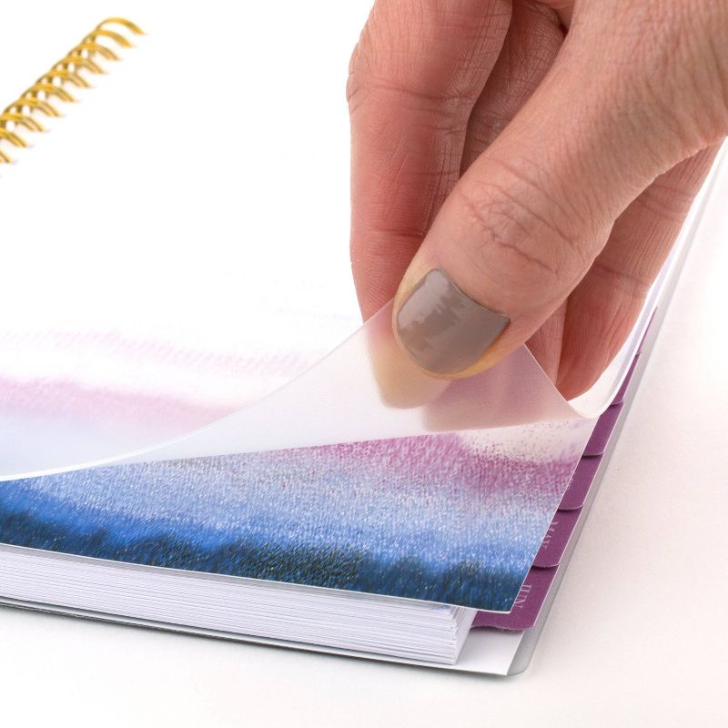 2021-22 Academic Planner 8.5"x5.5" Plastic Weekly/Monthly Quarry Marble - Cambridge