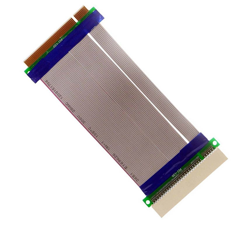 Wholesale 30 pcs - PCI 32bit Riser Extender Extension Cable for 1U 2U Small Case,PCI Extension Ribbon Flex Flexible Cable