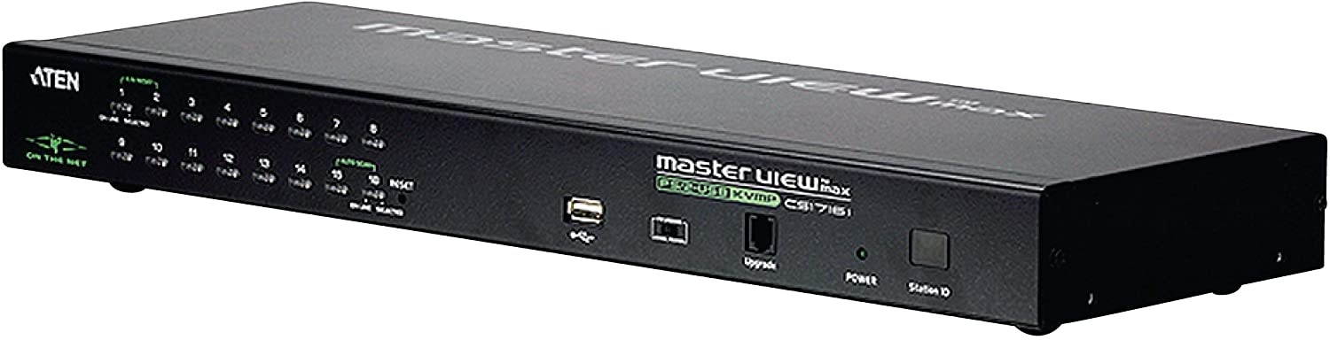 Aten 16-Port PS/2-USB KVM on The NET with, CS1716I-AT-G (on The NET with 1 Local/Remote User Access)