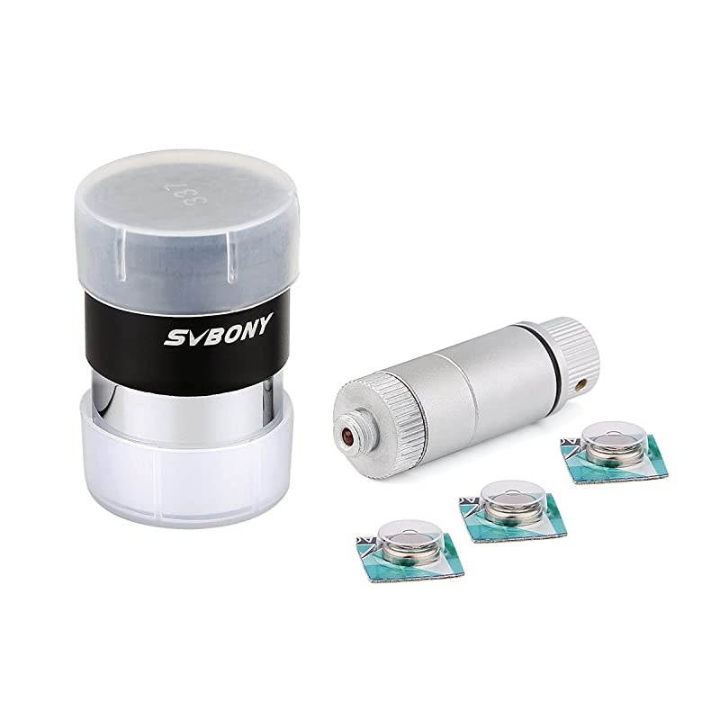 Reticle Eyepiece 125 inches Illuminated Eyepiece 125mm Doubleline Crosshair LED Illuminator 40 Degree FOV 4 Elements Design Guide Star