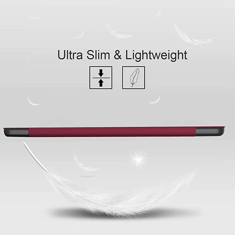 Galaxy Tab A 10.1 Case 2019, Premium Shock Proof Stand Folio Case,Multi- Viewing Angles, Soft TPU Back Cover for Samsung Galaxy Tab A 10.1 inch Tablet [SM-T510/T515/T517],Wine