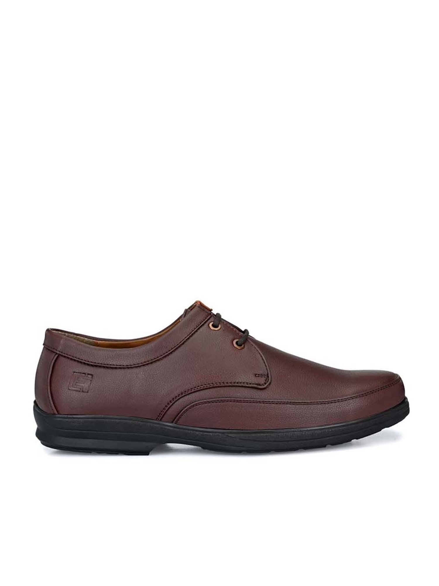 Eego Italy Men's Brown Derby Shoes