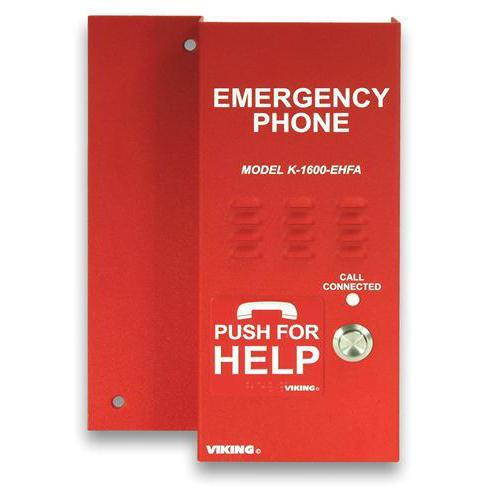 Viking Electronics - K-1600EHFA - Viking Electronics K-1600-EHFA Emergency Phone - 6.9 Width x 2.1 Depth x 9.9 Height