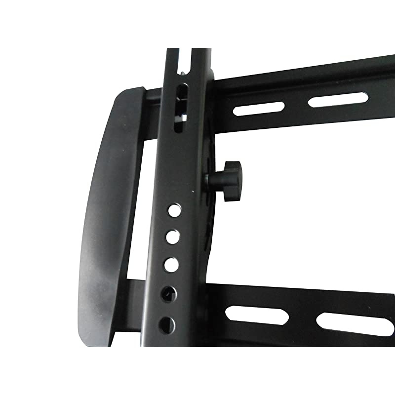 TV Wall Mount Bracket LowProfile Fixed Tilting 10&deg; for Flat Screen 32quot 55quot Inch LCD LED 4K Plasma Flat Screen TVs Load Capacity 99 lbs Black 41014