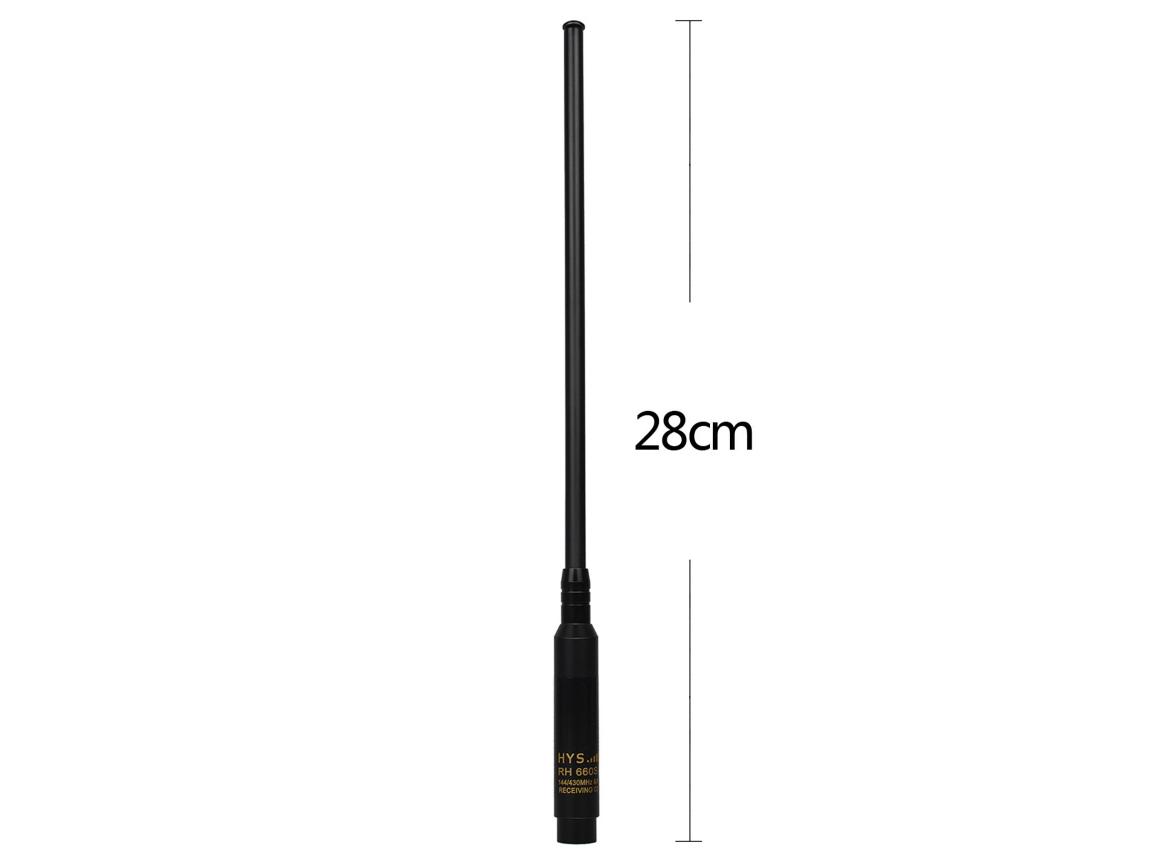 Dual Band VHF UHF Ham Radio Telescopic Antenna SMA Male 42&rsquo;&rsquo; Retractable for Walkie Talkie YAESU/Vertex VX-3R VX-132 WOUNXUN KG-UV8D TYT BaoFeng Icom